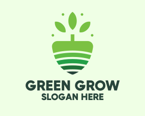 Organic Farm Tree logo design