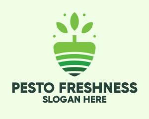 Organic Farm Tree logo design