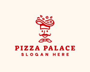 Italian Pizza Hat logo design