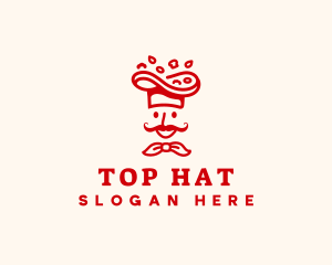 Italian Pizza Hat logo design