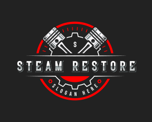 Piston Engine Restoration logo design