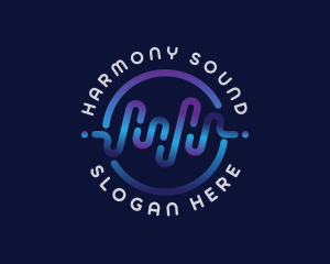 Sound Wave Music logo design