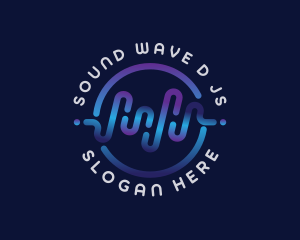 Sound Wave Music logo design