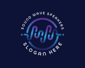 Sound Wave Music logo design