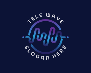 Sound Wave Music logo design