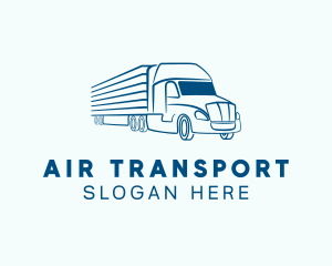 Logistics Transportation Truck logo design