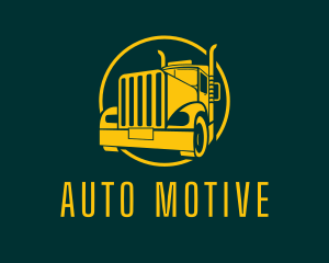 Trailer Truck Vehicle logo