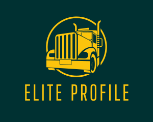 Trailer Truck Vehicle logo design