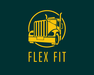 Trailer Truck Vehicle logo design