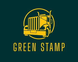 Trailer Truck Vehicle logo design