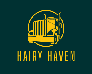 Trailer Truck Vehicle logo design