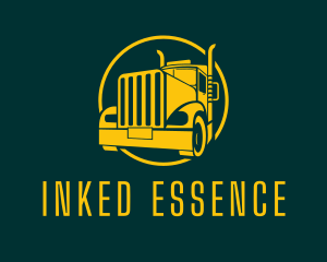 Trailer Truck Vehicle logo design