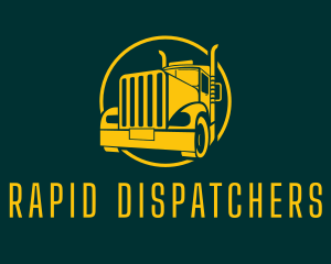 Trailer Truck Vehicle logo