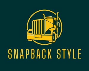 Trailer Truck Vehicle logo design