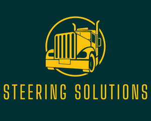 Trailer Truck Vehicle logo design