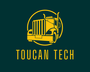 Trailer Truck Vehicle logo design