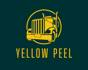 Trailer Truck Vehicle logo design