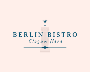 Pillar Cocktail Bistro logo design