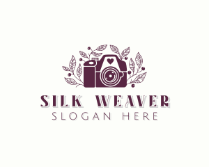 Camera Floral Photography Logo