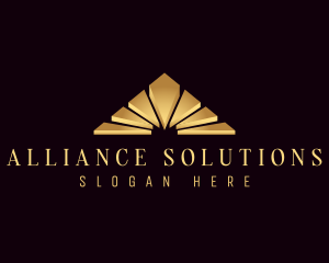 Gold Pyramid Agency logo design