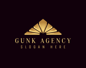 Gold Pyramid Agency logo design