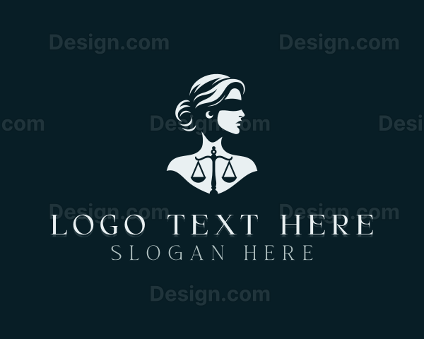 Paralegal Scale Woman Logo