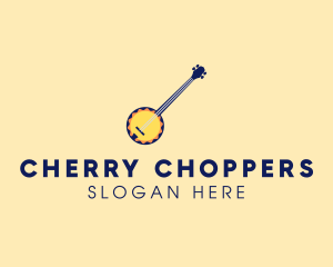 Sunny Banjo Player Music logo design