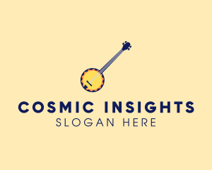 Sunny Banjo Player Music logo design