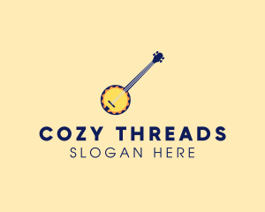 Sunny Banjo Player Music logo design