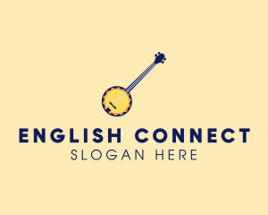 Sunny Banjo Player Music logo design