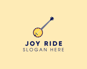 Sunny Banjo Player Music logo design