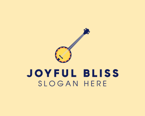 Sunny Banjo Player Music logo design