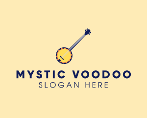 Sunny Banjo Player Music logo design