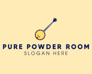 Sunny Banjo Player Music logo design