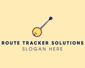 Sunny Banjo Player Music logo design