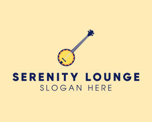 Sunny Banjo Player Music logo design