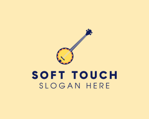 Sunny Banjo Player Music logo design