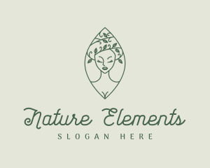 Natural Feminine Beauty logo design