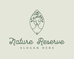 Natural Feminine Beauty logo design