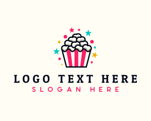 Popcorn Movie Food logo