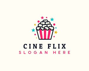 Popcorn Movie Food logo