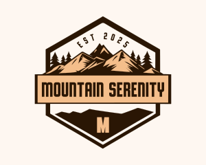 Hiking Adventure Mountain logo