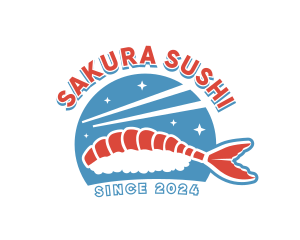 Sushi Ebi Gourmet logo design