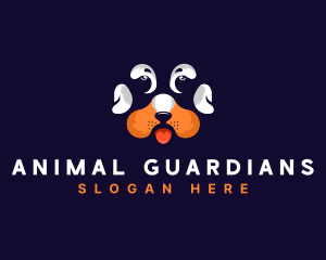 Dog Paw Veterinarian logo