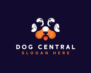 Dog Paw Veterinarian logo design