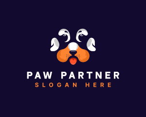 Dog Paw Veterinarian logo design