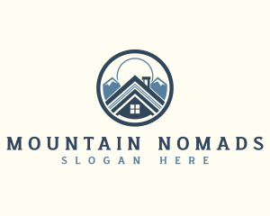 Mountain Roof Builder logo design