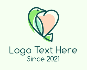 Love Bird Heart logo