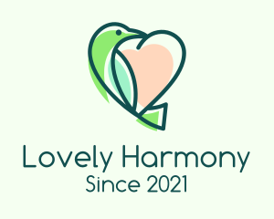 Love Bird Heart logo