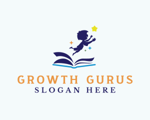 Child Kindergarten Book  logo